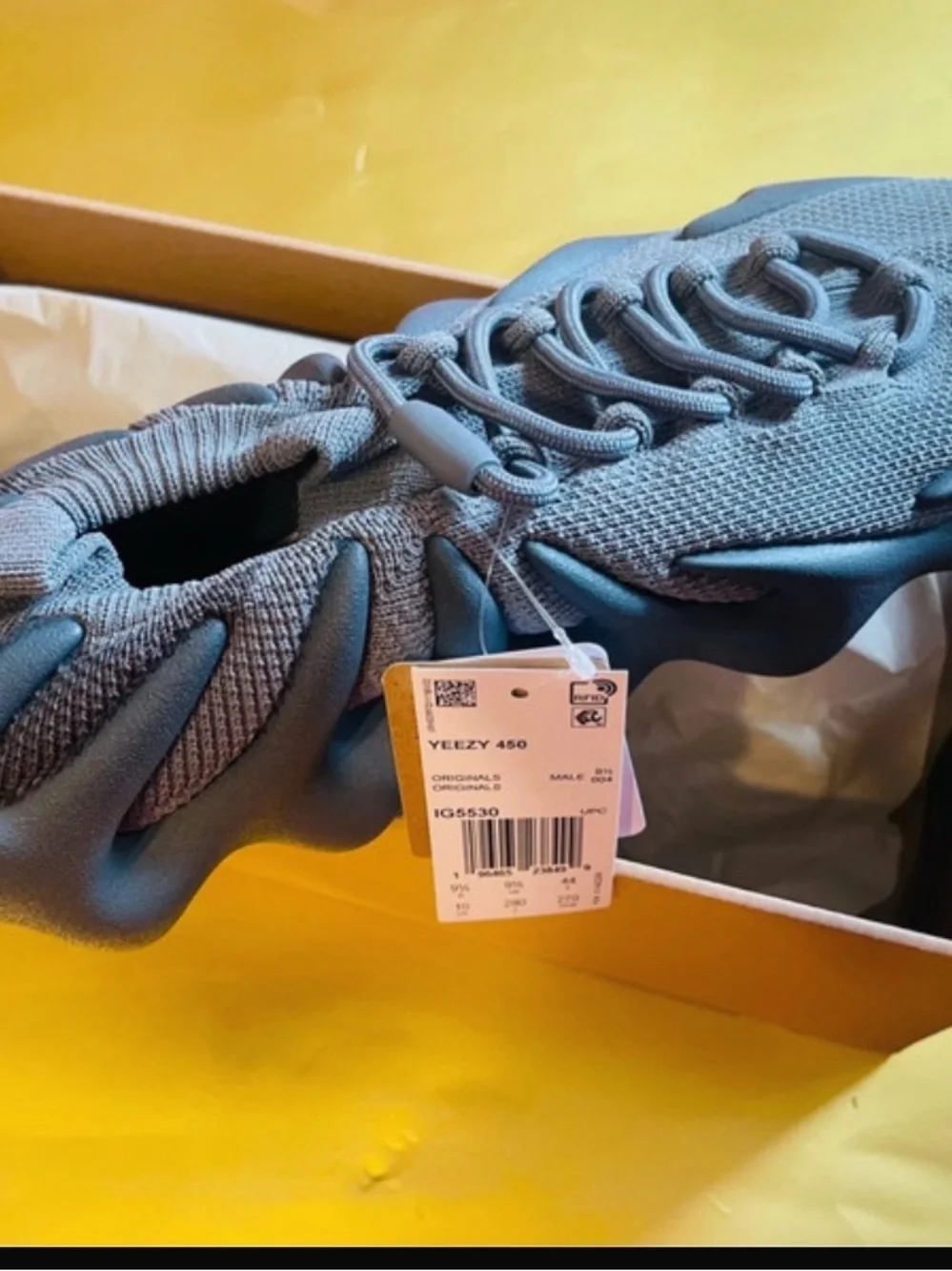 adidas Yeezy 450 Box - Brown with Black Text